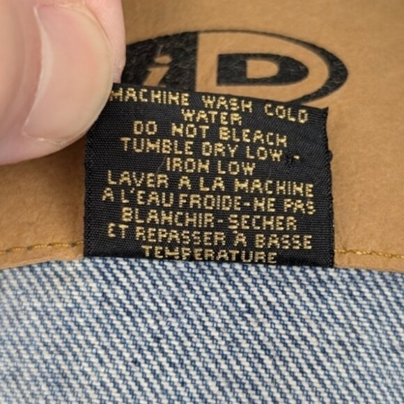 Harley Davidson Vintage Jean Jacket XL Owners Group 1983-1998 Leather Collar HOG - Picture 11 of 15